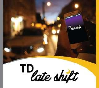 TD Late Shift Pilot -- July 2016 Must be registered