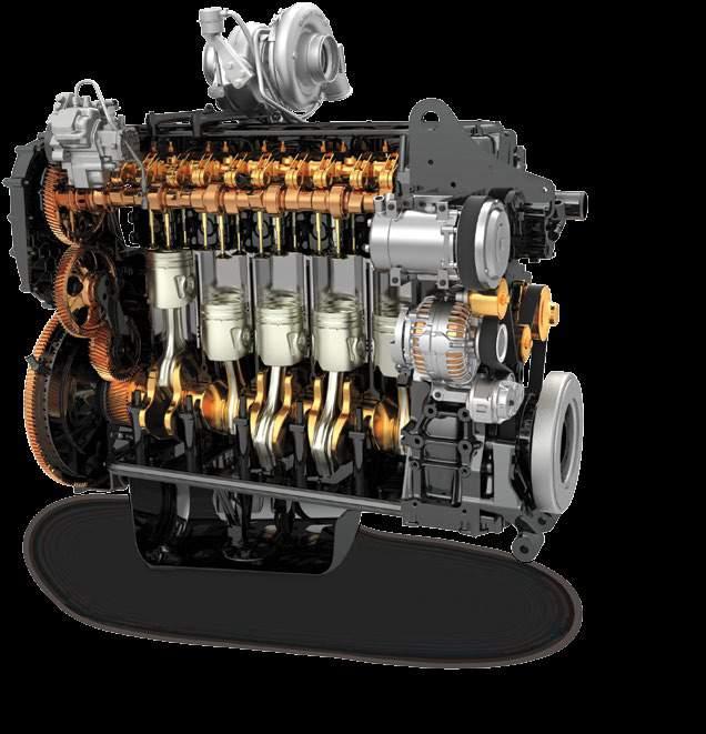 They also deliver more low-end torque to allow the engine to lug down and recover more quickly. CASE IH FPT 8.7-LITER ENGINE. 12.9 L and 8.