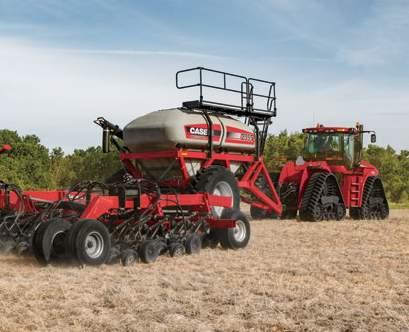 Without needing to stop and shift, the air seeder fans receive continuous hydraulic power for more accurate populations, reduced plugging and optimal performance.