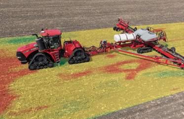 AFS AccuTurn (AFS) Ensure that a planter is square after every turn creating uniform spacing between rows that allow for subsequent operations and reduced harvest loss.