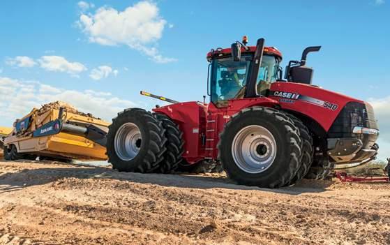 Steiger tractors have always featured a frame that s built of 1/2-inch-thick steel and a longer wheelbase with built-in weight for better traction.