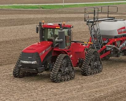 Get more traction and less compaction with a longer wheelbase and Case IH also offers the tallest row crop tires in the industry 480/95R50R1W available for the Steiger 370, 420 and 470.