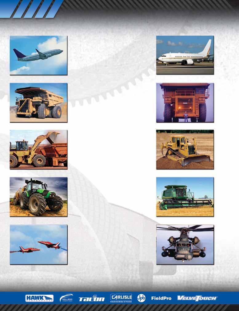 CORPORATE TECHNOLOGY OVERVIEW AEROSPACE Original Equipment Friction Supplier. Products: Brake system friction materials MINING Original Equipment and Aftermarket Brake and Friction Systems Supplier.