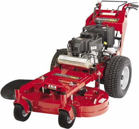 The new PTO switch allows the operator to stop the mower blades in a single step simply put the machine in neutral and release the controls.