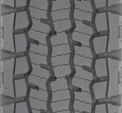 Designed to minimize internal casing temperature for longer tread and casing life. Full-depth sipes provide excellent traction and even wear. 1.