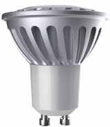 LED Spotlight GU10 - Non-dimmable LED Spotlight GU10 - Dimmable Bulb body ADC12 die-casting aluminium Metal finish on the surface, to ensure heat dissipation Excellent resistance to stress corrosion