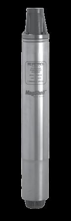 SUBMERSIBLE PUMPING SYSTEMS Submersible Turbine Pumps Advantages Highest Flow The STPM200 with MagShell provides flow rates previously unavailable in 4" fixed speed submersible turbine pumps.