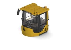 Volvo L150G, l180g, L220g IN DETAIL Cab Instrumentation: All important information is centrally located in the operator s field of vision. Display for Contronic monitoring system.