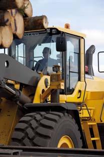 Excellent visibility See it all and do it all in your Volvo wheel loader.