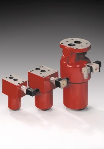 APPLICATION HIGH PRESSURE FILTERS For Manifold Block Mounting Series DF...P Pressures to 4 psi Flows to 18 gpm HYDAC DF.