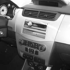 INSTLLTION INSTRUTIONS FOR PRT 99-5816 99-5816 PPLITIONS FORD Focus 2008-2009 KIT FETURES DIN Radio Provision with Pocket ISO Mount Radio Provision with Pocket Double DIN Radio Provision Stacked ISO