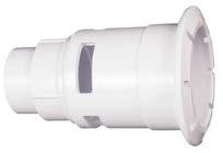 5" STRAIGHT BODY, WALL FITTING, THREADED RING WITH WHITE STD NICHE 50 A-C 25581-000-000 2.