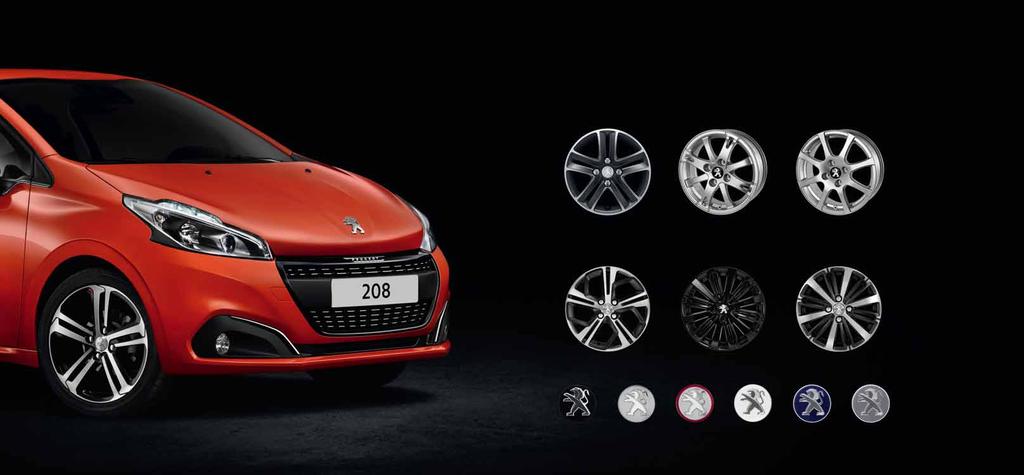 NEW PEUGEOT 208 STYLING & PERSONALISATION Alloy Wheels Peugeot alloy wheels are manufactured to the highest industry standards.