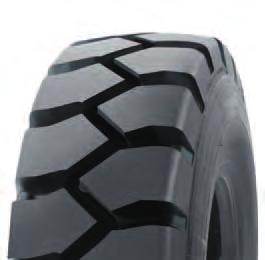 Deep pattern and specific compound that withstands abrasion for long-life and high protection of the tread area. Bi-directional profile with especially protected tread and sidewalls.