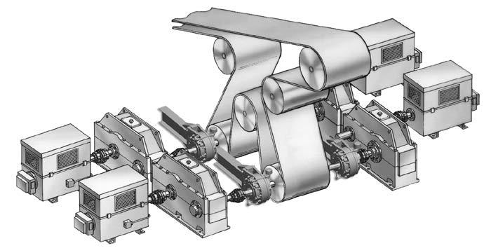 bearings. Tandem Drive Pulleys Backstops should be located on both primary and secondary drive pulley shafts. Thus the secondary pulley backstop(s) will assure tractive friction on both pulleys.