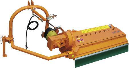 With this mulcher applicatio areas ca be worked that caot be reached with a frot mulcher.