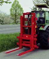 de Attachmet forklift ad pallet lifter All models are equipped with double-actig hydraulic cylider for pressig