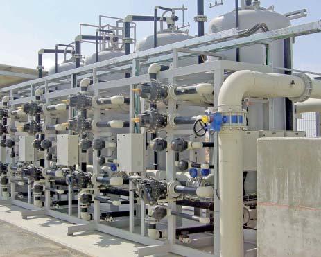 Product applications Brackish water treatment and boron decontamination Brackish water treatment in a region of the Eastern Mediterranean.