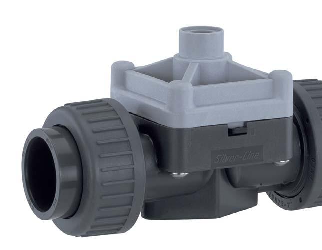 GEMÜ S647 SilverLine Diaphragm valve, pneumatically operated, DN 20-50 Simple and robust