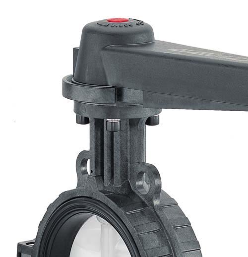 GEMÜ 457 Butterfly valve, manually operated, DN 65-250 Pneumatic