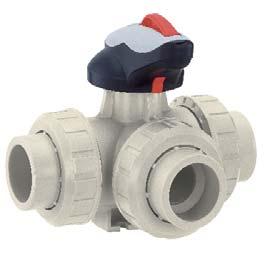 Ball valves DN 15-100 Manually operated Pneumatically operated Motorized Type 717 710 723 Operator Plastic hand lever Pneumatic piston actuator Motorized actuator DN 15-100 15-50 15-50 Perm.