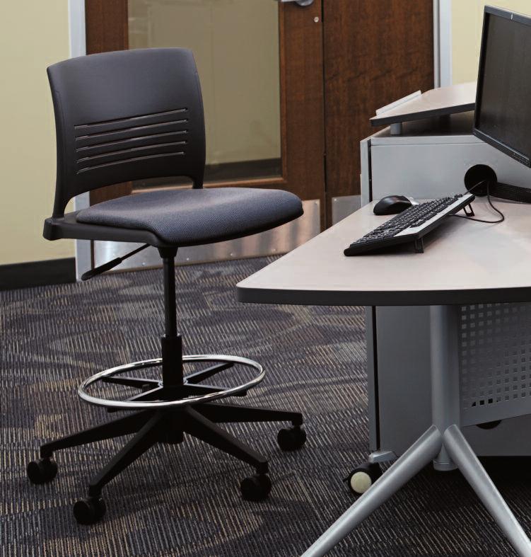 Due to the breadth of offering, KI can offer ergonomic seating solutions at various price points to meet any budget.