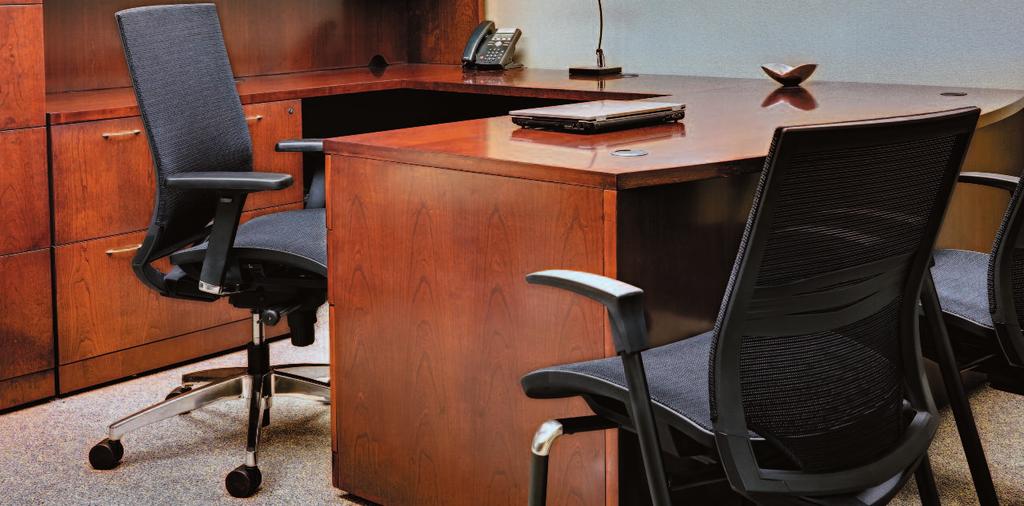 ADVANCED FUNCTION TASK CHAIRS The average person spends 3 to 4 hours per day at work or school sitting in front of a