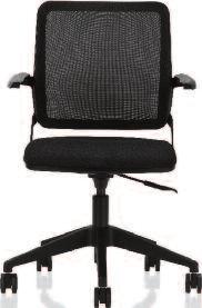 Ergonomic articulation (Perfect Pivot ) Poly, poly back/upholstered seat, or upholstered back and seat