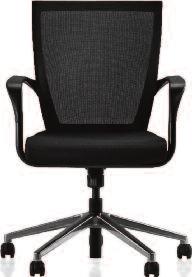 Chair height adjusts to adapt to different users and swivel tilt motion