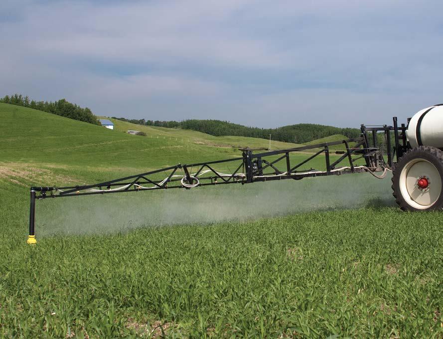 14 Utility Sprayer PRODUCT OVERVIEW Small acreage and rolling hills 1000 U.S. gallons 60 ft.