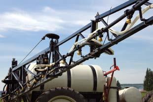 Farm King Utility Sprayers are available with 60' booms.