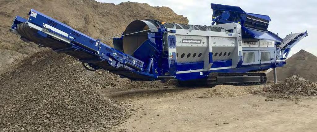 TECHNICAL SPECIFICATIONS Machine Feed-In Height Drum Dimensions Oversize Discharge Height Oversize Stockpile Volume Fines Discharge Height Fines Stockpile Volume TRT622 3.66m (12 ) 2m (6 9 ) X 6.