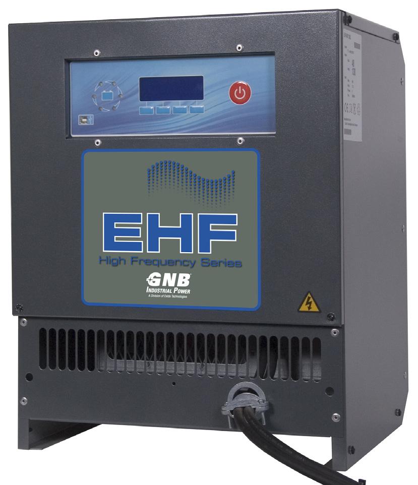 High Frequency Industrial Charger Features: Cost Savings Greater efficiency of power conversion compared to Ferroresonant and SCR technologies results in reduced power consumption and reduced energy