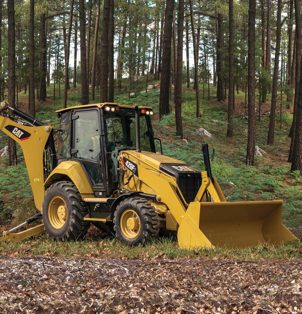 Experience the Backhoe Loader designed around customer feedback. The Cat 420F2 Backhoe Loader puts all the machine controls at the operator s fingertips.
