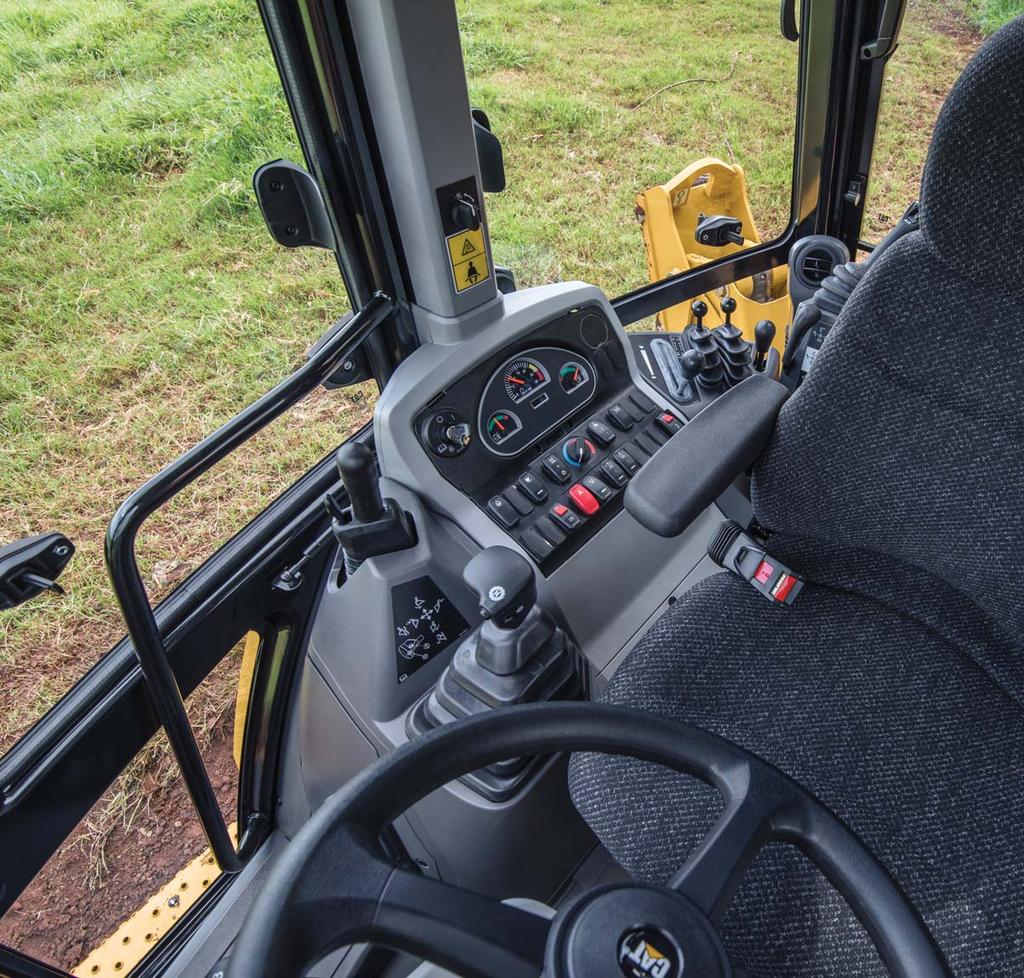 Operator Station A cab designed for maximum comfort and productivity.