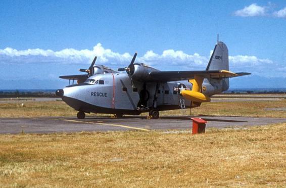 An improvement of the design of the Grumman Mallard, the Albatross was developed to land in open ocean situations to rescue downed pilots.
