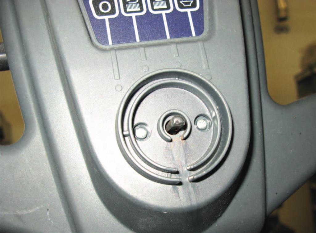 shown below: Disconnect the connectors (J) On the outer side, turn the knob (I) on the position