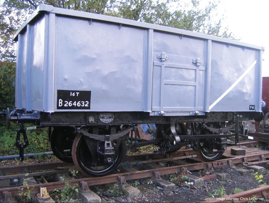 Welcome Wagons WW13 16 ton Mineral (2 & 4 shoe brake) HISTORY The 16T open mineral wagon was the most numerous type built by BR from 1950 to 1957, the first diagram being 108, although there was 16T