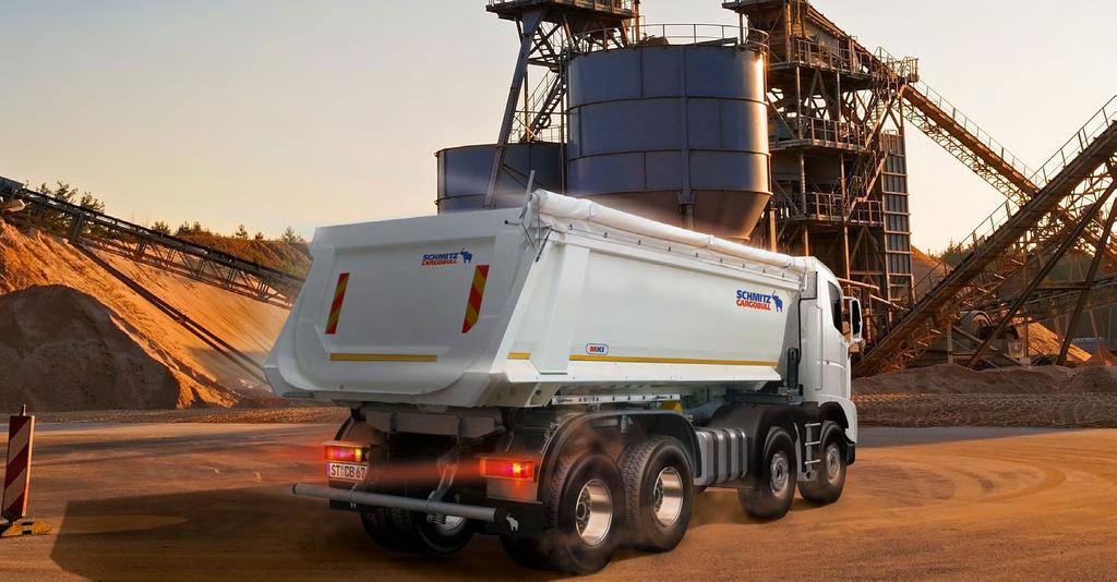 3 M.KI Tipper Truck Bodies Powerful Assistance on Difficult Ground. Rear-axle Tippers for Construction Site Motor Vehicles.