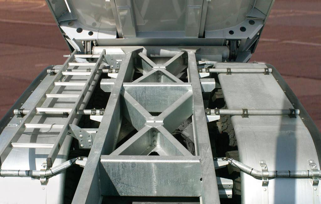 The subframe is suitable for chassis from DAF, IVECO, MAN, Mercedes-Benz, Scania, Renault Trucks and Volvo.
