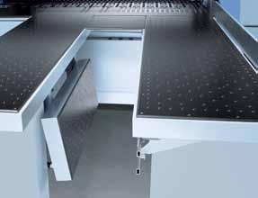 This is achieved by increasing the length of the air cushion tables from 2160 mm to 2 810 mm.
