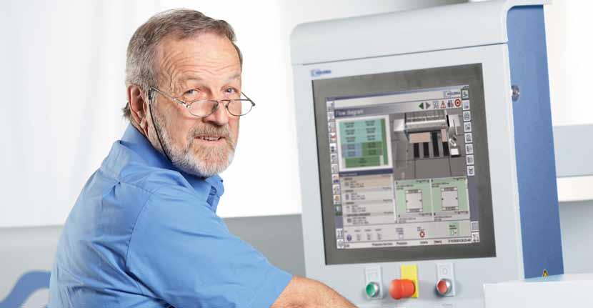 1 PROFESSIONAL Developed especially for production processes in panel-sizing technology, the CADmatic control software provides optimized machine cycles.