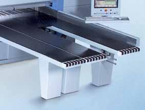 Standard features Standard features HPP/HPL/HKL 530 550 570 Clamps (HPP/HPL/HKL 530) Extra wide air cushion tables The wide air cushion tables provide an ergonomic working arrangement and optimum