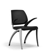 seatshelf: mesh black Colours for armrestsupports and bases: 812