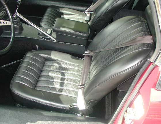 Seats (Leather), Squabs & Belts Seats and Squabs Seat facings (cushions) backrests (squabs), headrests, and cubby box cover are