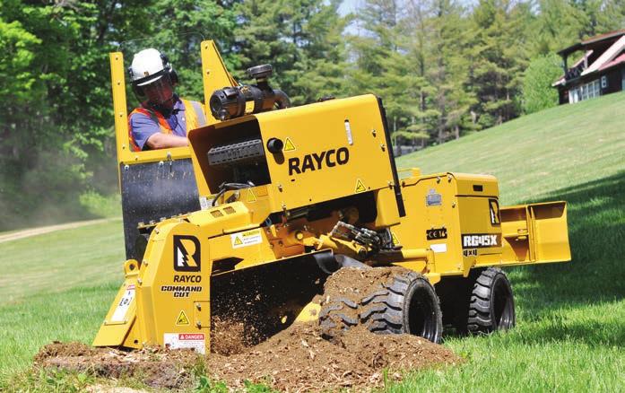 RG45X SUPER Jr RG45 TRAC Jr Turbo diesel power, 4 wheel drive, and a hydraulic backfill blade. And it comes in a self-propelled package that fits through a 36-inch gate.