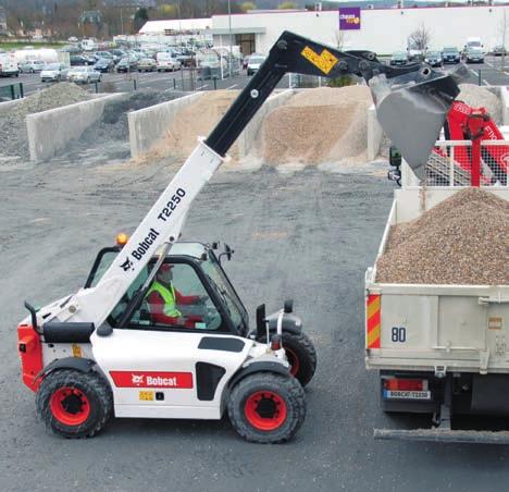 83 m wide, the T50 is as compact and manoeuvrable as our skid-steer loaders, with the capacity of a larger machine.