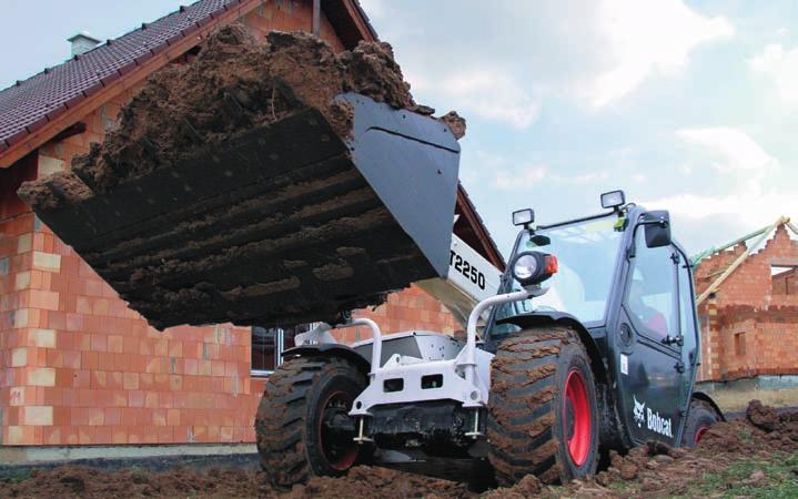 Compact telescopic loader n Born to load Not a compromise, but a combination.