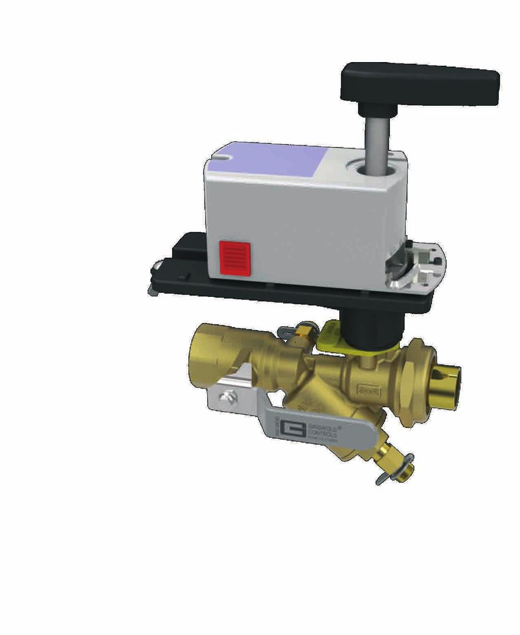 Where actuated valves and