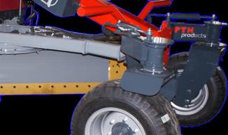 articulated steering enables driving around obstacles